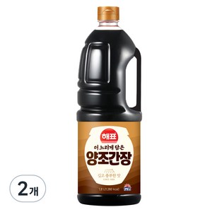 해표 양조간장, 1.8L, 2개