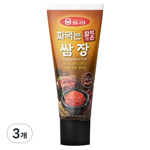 움트리 짜먹는 잘익은 쌈장, 120g, 3개