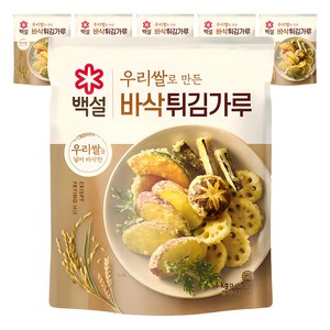 백설 바삭 튀김가루, 1kg, 6개