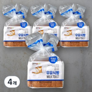 곰곰 우유식빵, 330g, 4개