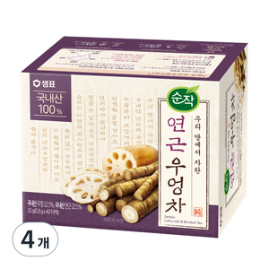 순작 연근우엉차, 4개, 40개입, 0.8g