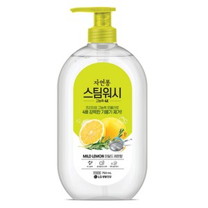 자연퐁 스팀워시 4X 주방세제 레몬향, 750ml, 1개