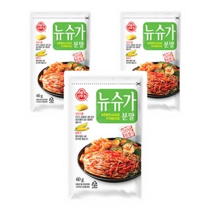 오뚜기 뉴슈가분말, 60g, 3개
