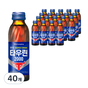 광동제약 타우린 2000, 120ml, 40개