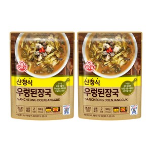 오뚜기 산청식 우렁된장국, 500g, 2개