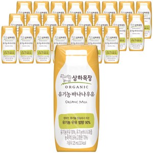 상하목장 멸균 바나나우유, 125ml, 24개