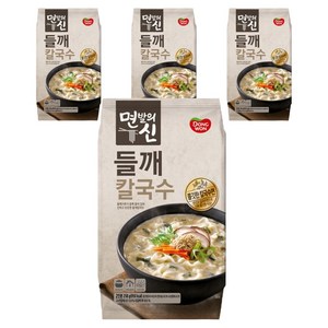 동원 면발의신 들깨칼국수 2인분, 258g, 4개