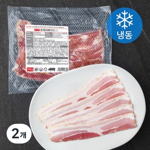 에쓰푸드 베이컨 (냉동), 500g, 2개