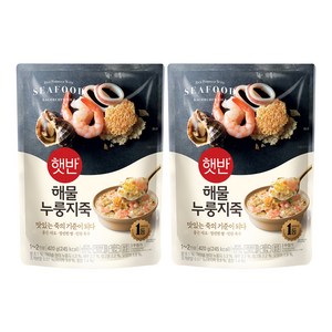 햇반 해물누룽지죽, 2개, 420g