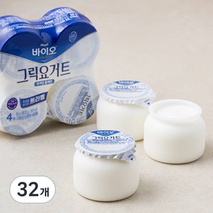 매일 바이오 그릭요거트 무가당 플레인, 80g, 32개