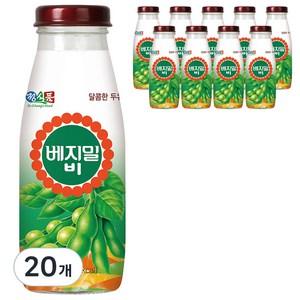 베지밀 비 달콤한 두유, 190ml, 20개