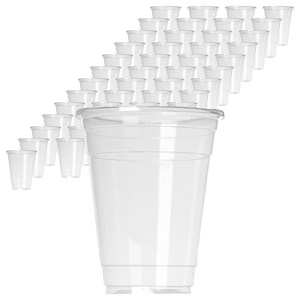 하이퍼 투명 PET 아이스컵 92파이 12온스, 360ml, 1개입, 100개