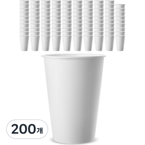 대한웰빙 무인쇄 테이크아웃 종이컵 380ml, 1개, 200개