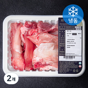 화담우 한우 스지 탕 육수용 (냉동), 800g, 2개