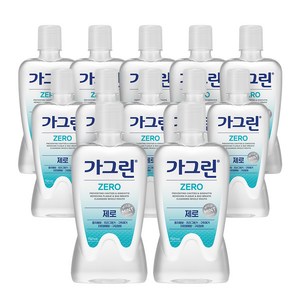 가그린 제로 구강청결제, 750ml, 12개