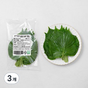 곰곰 GAP 깻잎, 30g, 3팩