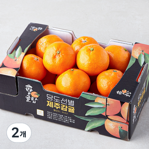 귤탐 당도선별 12bix 감귤, 2kg, 2개