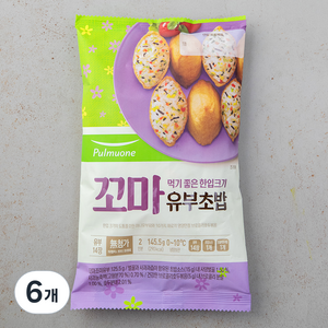 풀무원 꼬마유부초밥, 145.5g, 6개