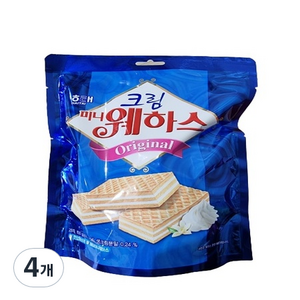 해태제과 크림 미니 웨하스, 150g, 4개