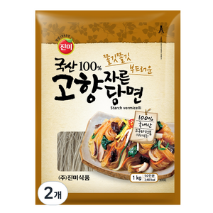 진미 국산고향자른당면, 1kg, 2개