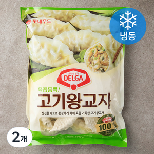 롯데푸드 DELGA 육즙듬뿍 고기왕교자 (냉동), 1.05kg, 2개