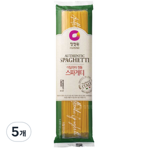 청정원 스파게티, 500g, 5개