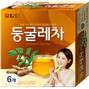 담터 둥굴레차, 1.2g, 100개입, 6개