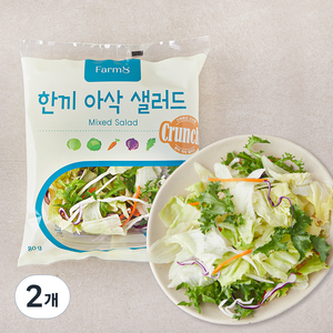 팜에이트 한끼 아삭 샐러드, 80g, 2개