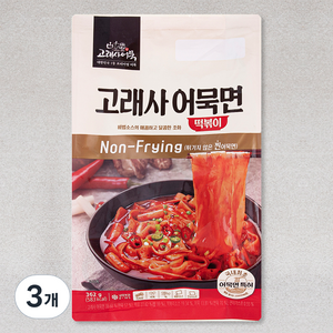 고래사어묵 어묵면 떡볶이, 362g, 3개