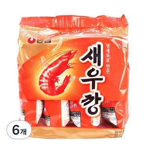 농심 새우깡, 120g, 6개