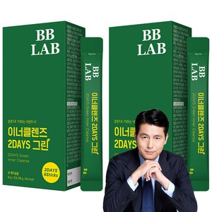 비비랩 이너클렌즈 2DAYS 그린, 96g, 2개