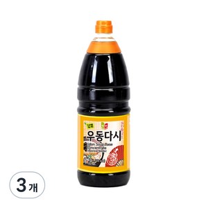 첫맛 우동다시, 2kg, 3개