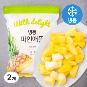 코스타리카산 파인애플 (냉동), 1.5kg, 2개