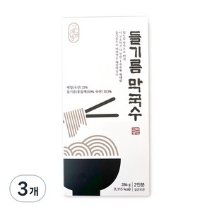 고메공방 들기름 막국수, 286g, 3개