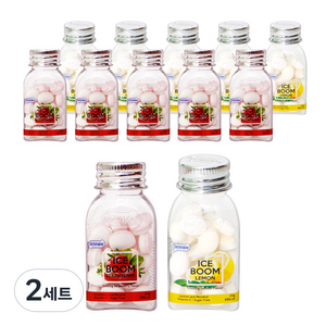 아이스붐 딸기향 캔디 22g x 6p + 레몬향 캔디 22g x 6p, 2세트