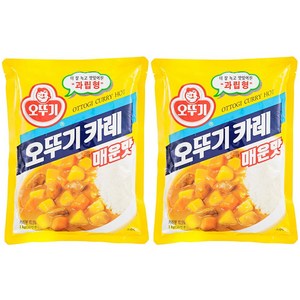 오뚜기 3분요리 매운맛카레, 1kg, 2개