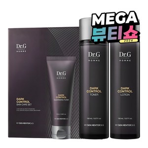 닥터지 옴므 다크 컨트롤 토너 150ml + 로션 150ml + 클렌징폼 70ml 세트, 1세트