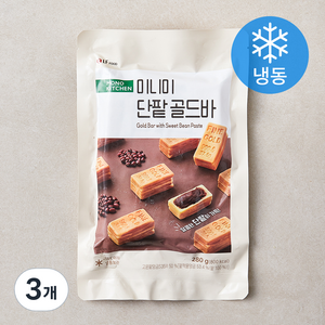 모노키친 미니미 단팥 골드바 (냉동), 280g, 3개