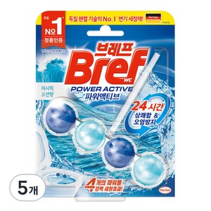 브레프 파워액티브 오션 퍼시픽 오션향, 50g, 5개