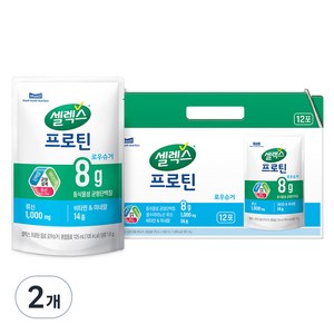 셀렉스 파우치 프로틴 음료 로우슈거 12p, 125ml, 24개