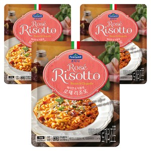 폰타나 베이컨 앤 치폴레 로제 리조또, 250g, 3개