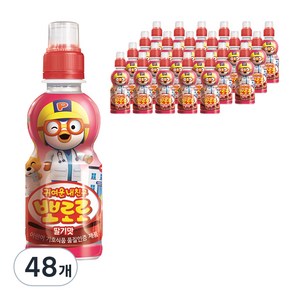 팔도 딸기맛 뽀로로 음료 페트 235ml, 48개