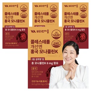 비타민마을 콜레스테롤 개선엔 홍국 모나콜린K, 30정, 4개