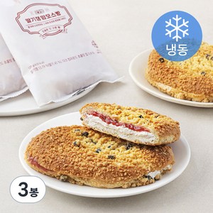 신라명과 딸기잼 맘모스빵 4개입 (냉동), 480g, 3봉