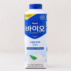 매일바이오 드링킹 플레인 요구르트, 750ml, 1개