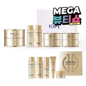 아이오페 슈퍼바이탈 크림 리치 50ml + 10ml x 2p + 소프너 18ml + 에멀젼 18ml 세트, 1세트