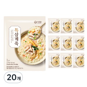 아워홈 특삼계죽, 270g, 20개