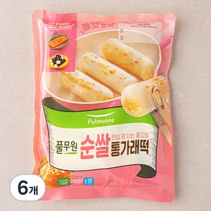 풀무원 순쌀 통가래떡, 6개, 400g