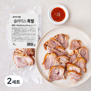 자연에찬 족발 슬라이스 150g + 새우젓 15g 세트, 2세트