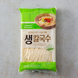 풀무원 쫄깃함이 좋은 도톰한 면발 생칼국수 6인분, 1kg, 1개